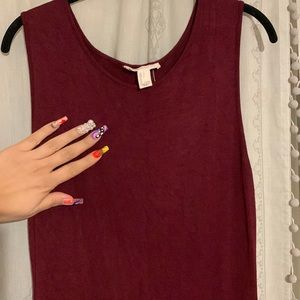 MODA Midi bodycon fitted red dress